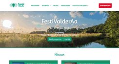 Desktop Screenshot of festivalderaa.nl